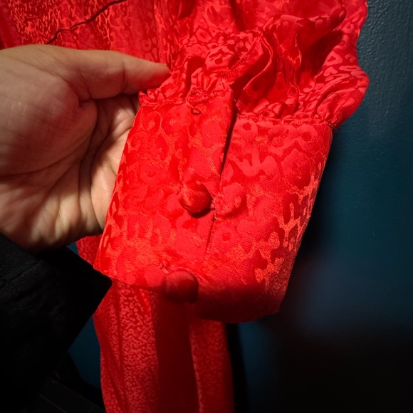 Ronny Kobo Collection Vibrant Red Dress - Picture 6 of 7